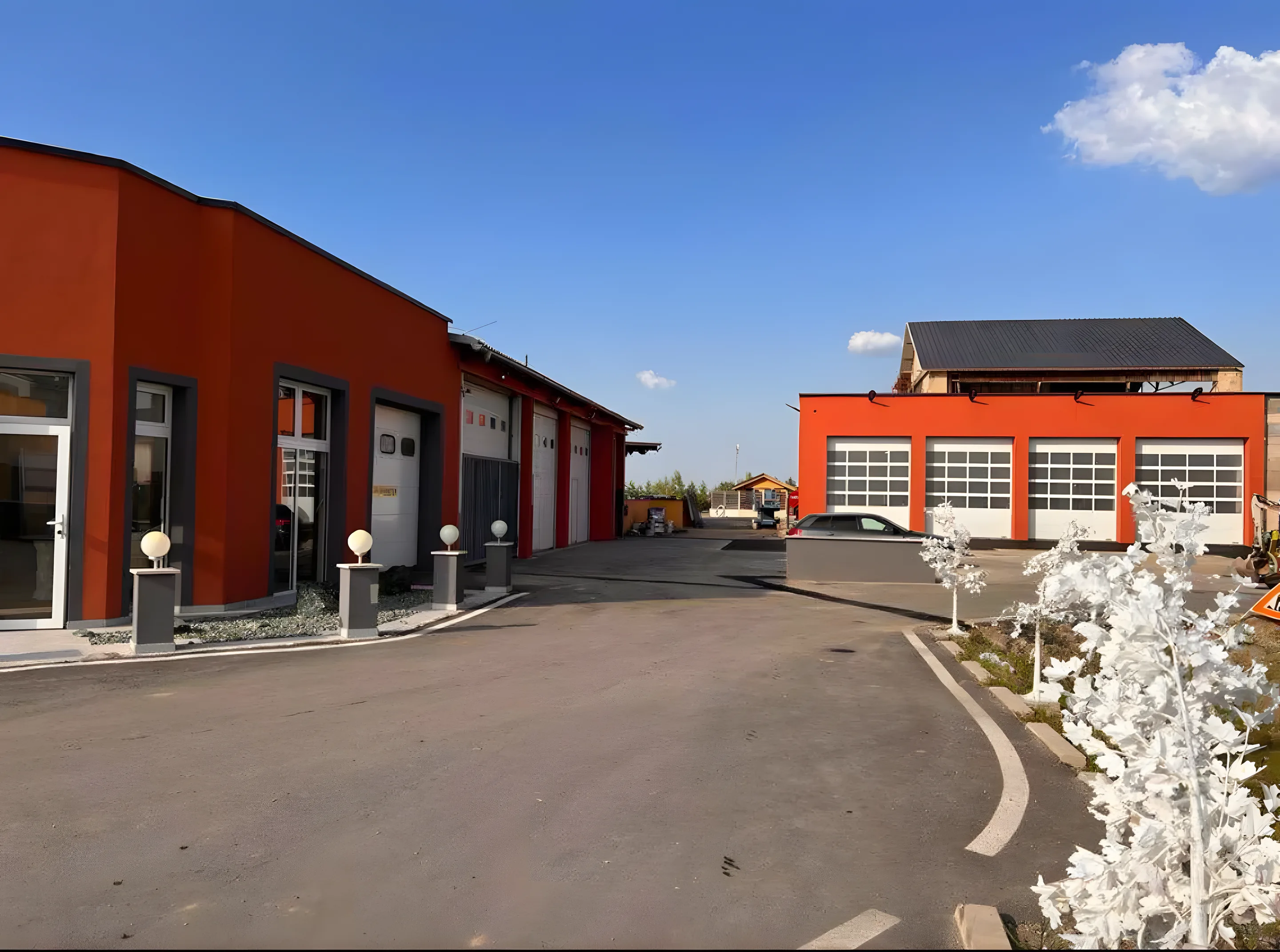 Gewerbepark Areal 200 in Sollenau, Aussenansicht